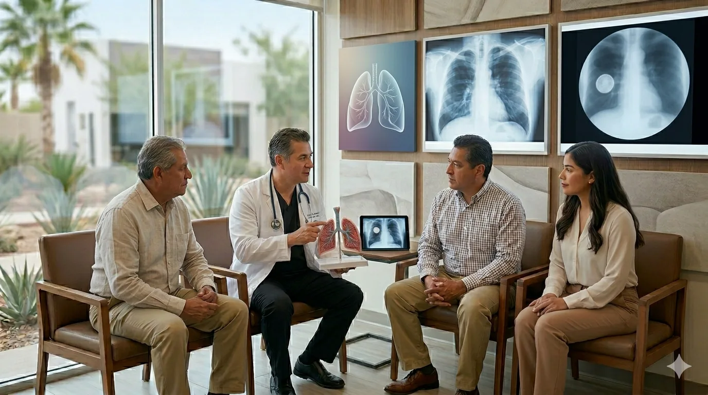 Evaluación experta de nódulos pulmonares en Los Mochis